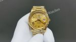 8+ Factory Rolex Daydate 36/40mm DD 3255 Movement Gold Face Roman Numerals Markers Watch